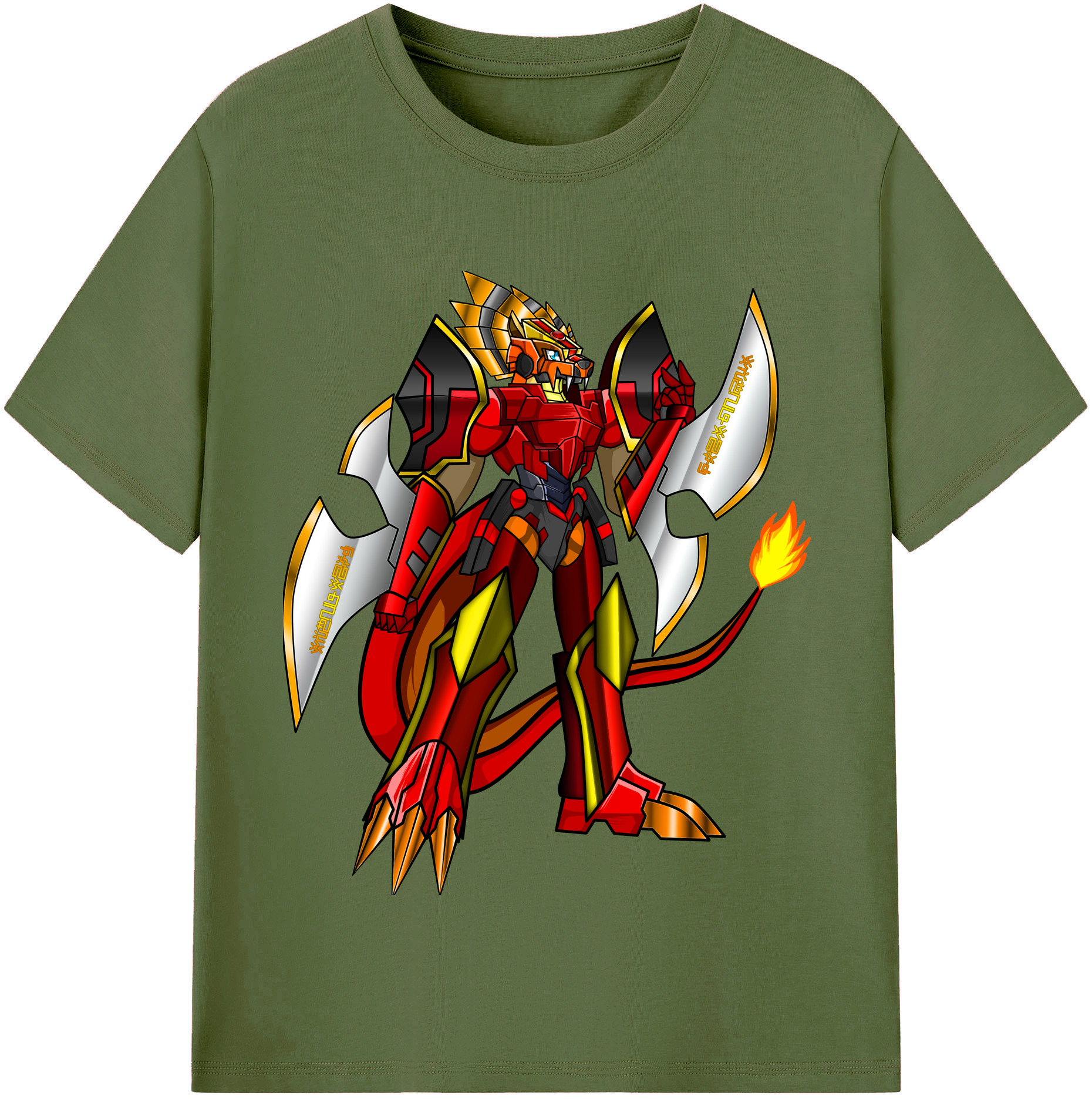 （画像用） Digimon デジタルモンスター/デジモン 綿100％半袖Tシャツ（フロントプリント）